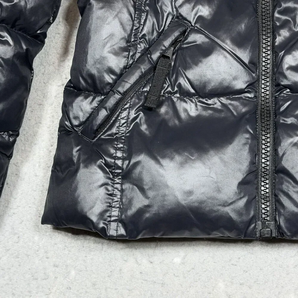 S13 SAM New York Down Puffer Mogul Jacket Girl’s Size Medium Black $180 NO HOOD